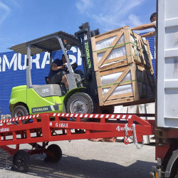Rampa di carico mobile per container Rampa di carico mobile per container