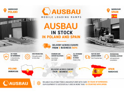 Rampe mobili AUSBAU disponibili dai magazzini in Polonia e Spagna